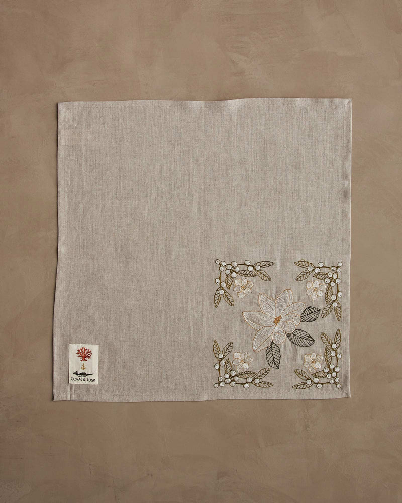 Magnolia Dinner Napkin