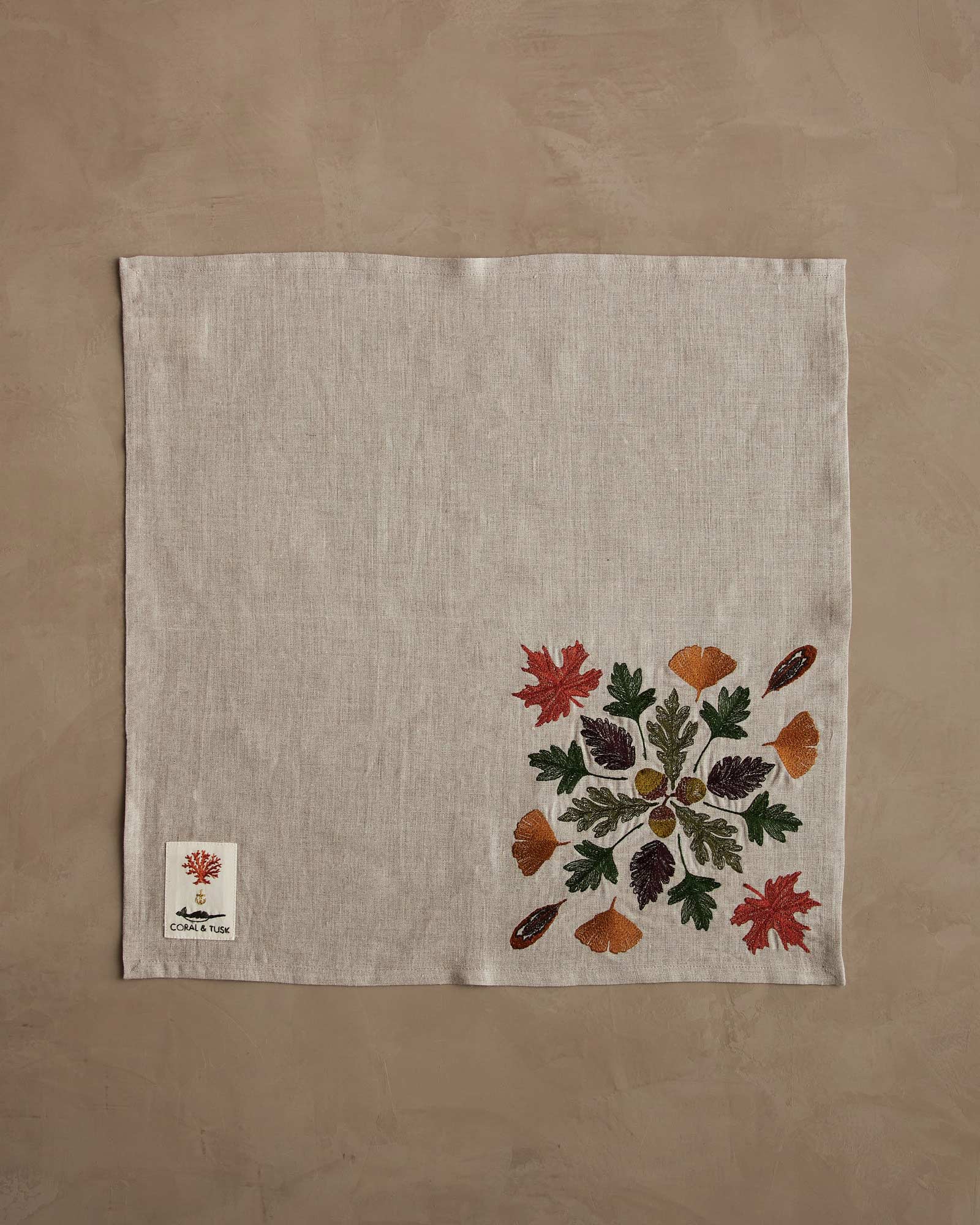 Pressed Leaves Dinner Napkin