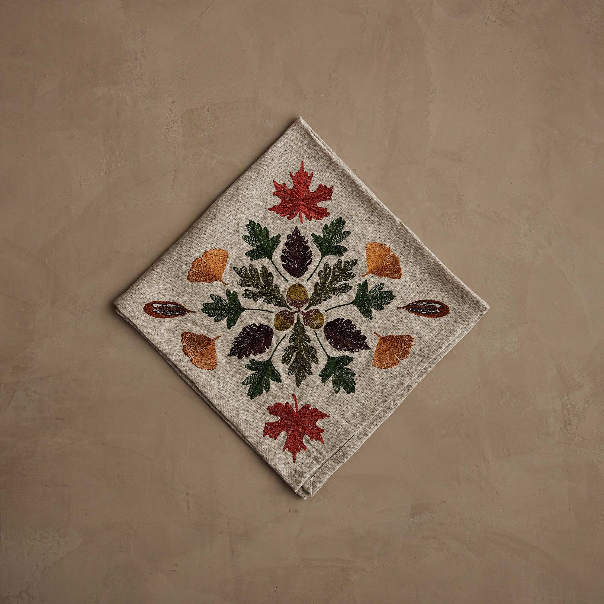 Pressed Leaves Dinner Napkin