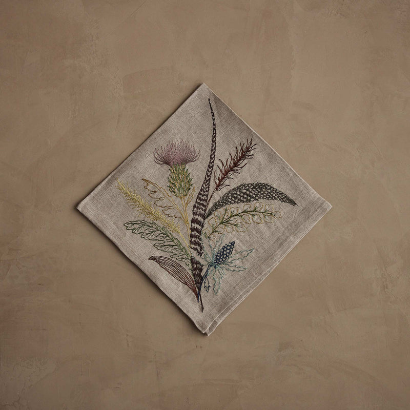 コーラルアンドタスク　ディナーナプキン　Coral&Tusk Thistle Dinner Napkin | Coral & Tusk