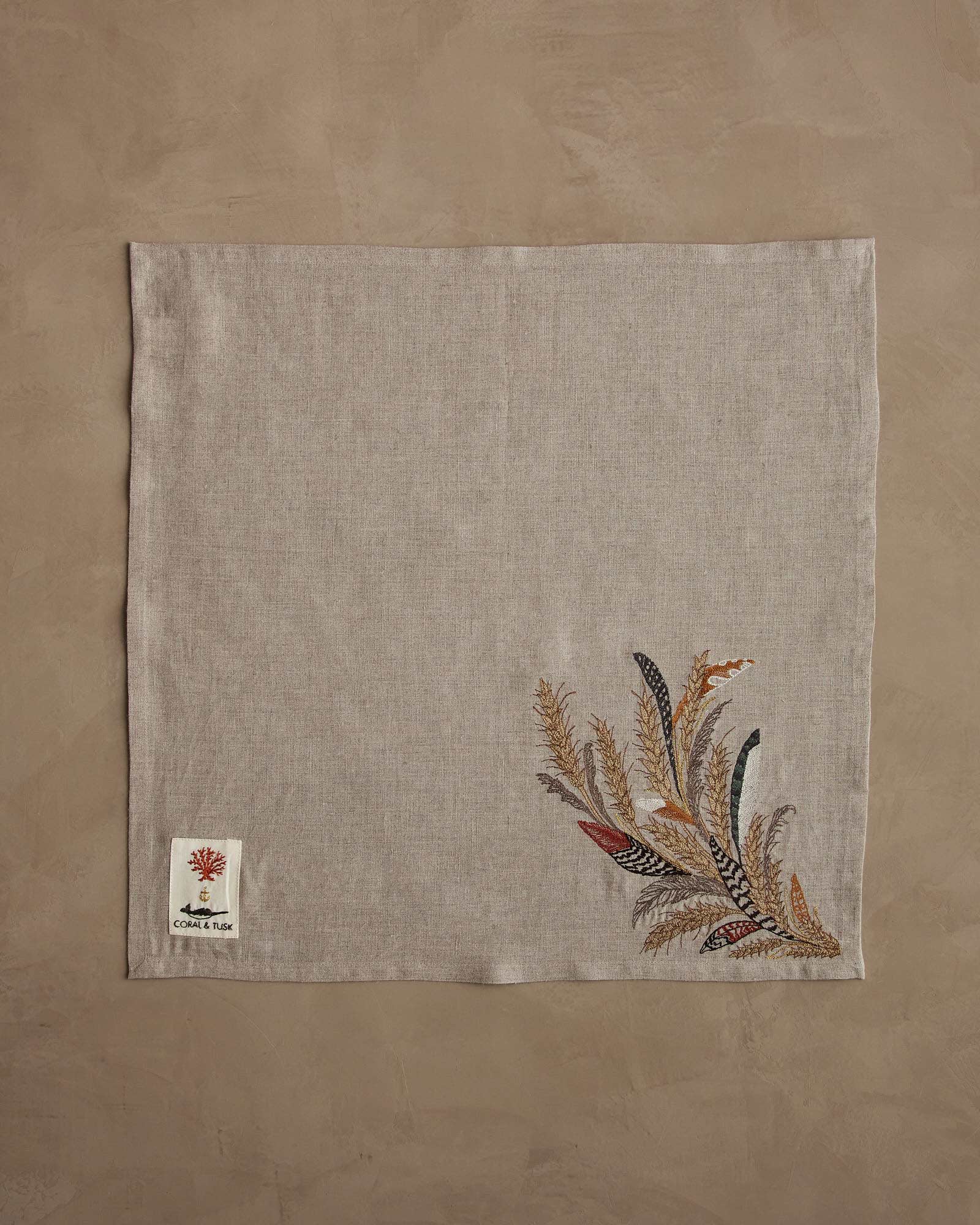 Coral & Tusk Wheat Harvest Dinner Napkin