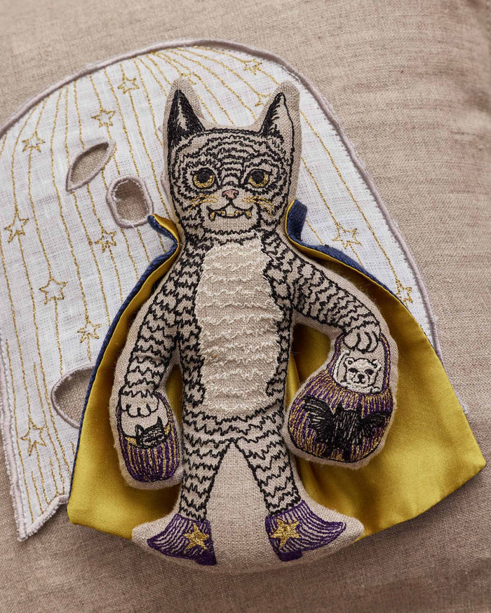 Ghost Kitty Pocket Pillow