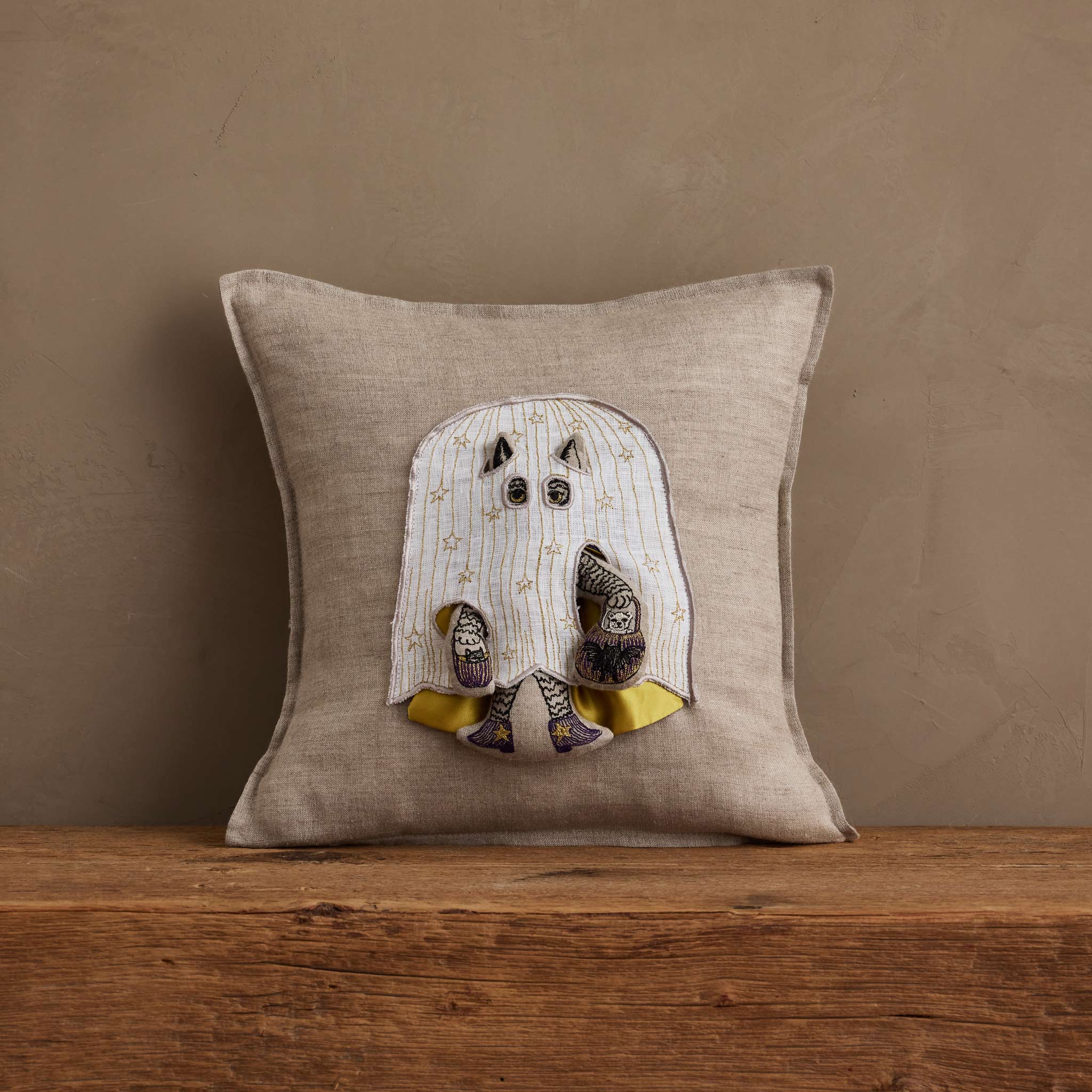 Ghost Kitty Pocket Pillow
