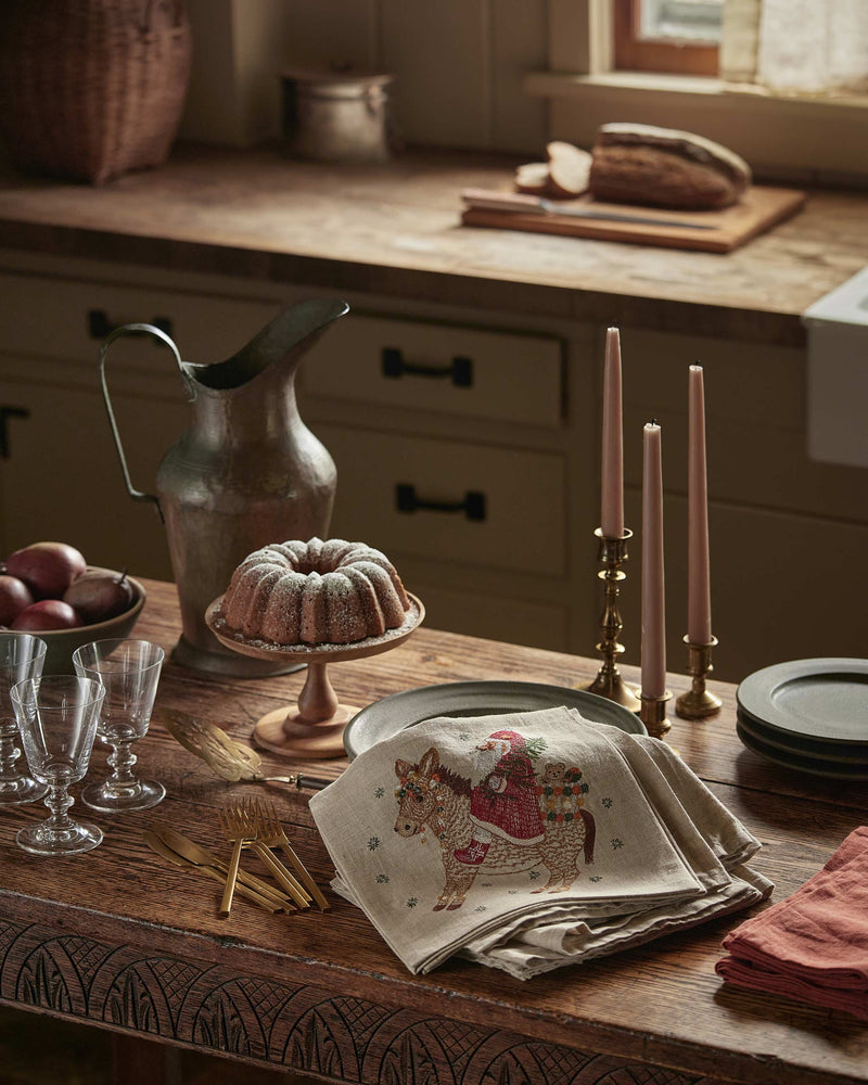 Christmas Donkey Dinner Napkin