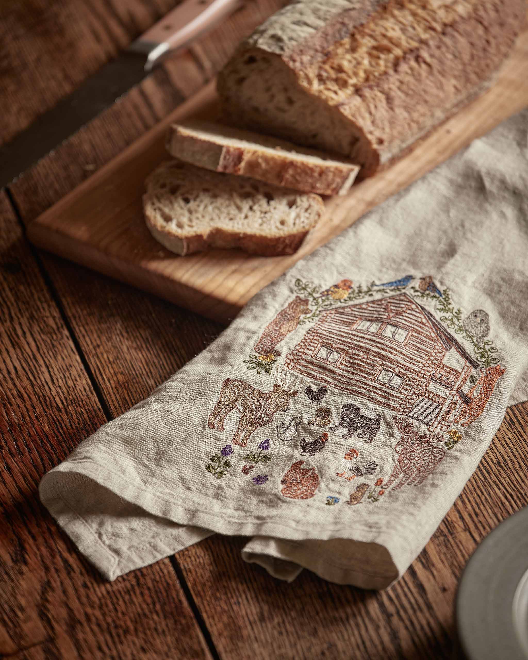 CORAL & TUSK Cabin Life Tea Towel ティータオル コーラルアンドタスク キッチン R2608-027 Cabin Life Tea Towel | Coral & Tusk