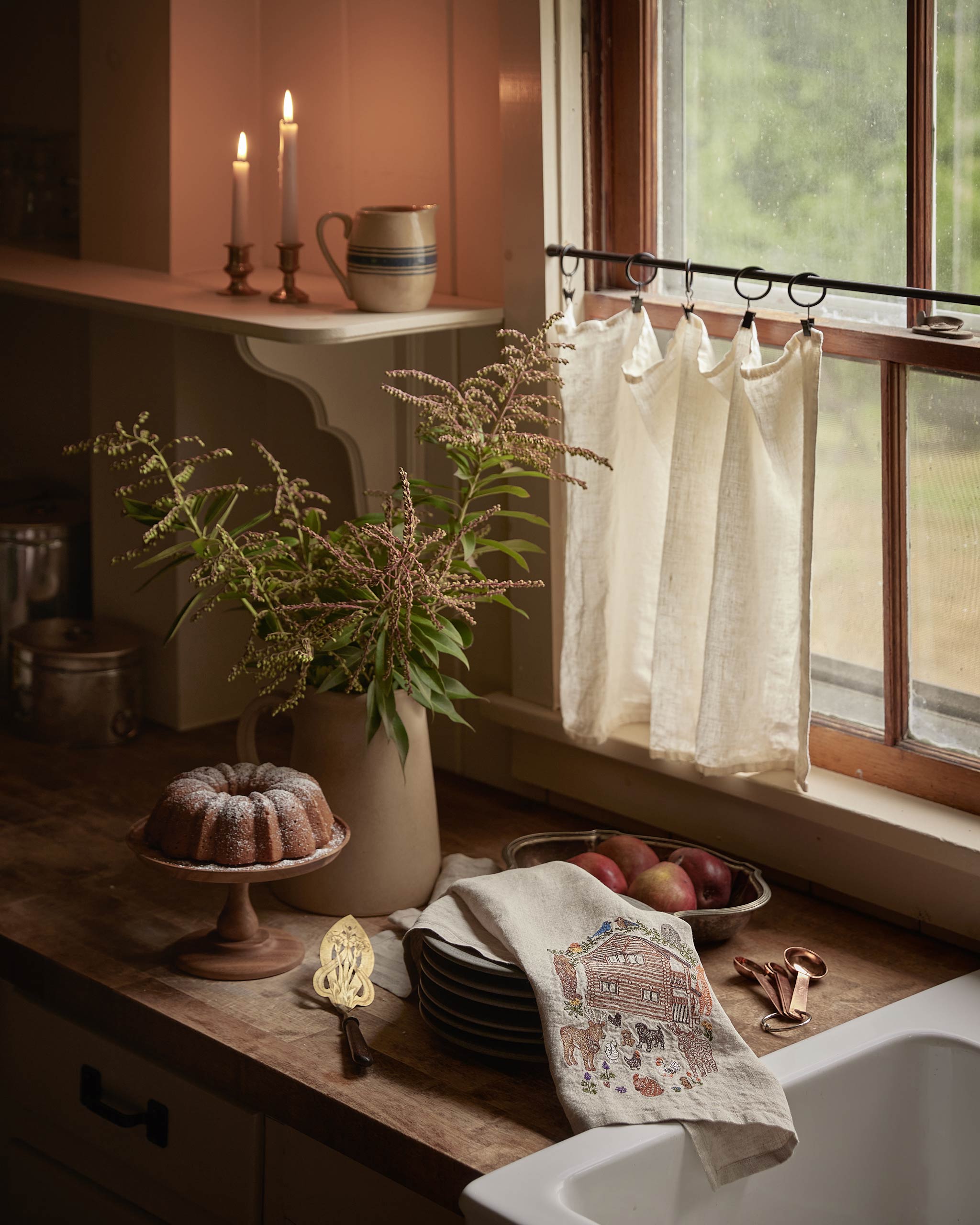 Cabin Life Tea Towel | Coral & Tusk