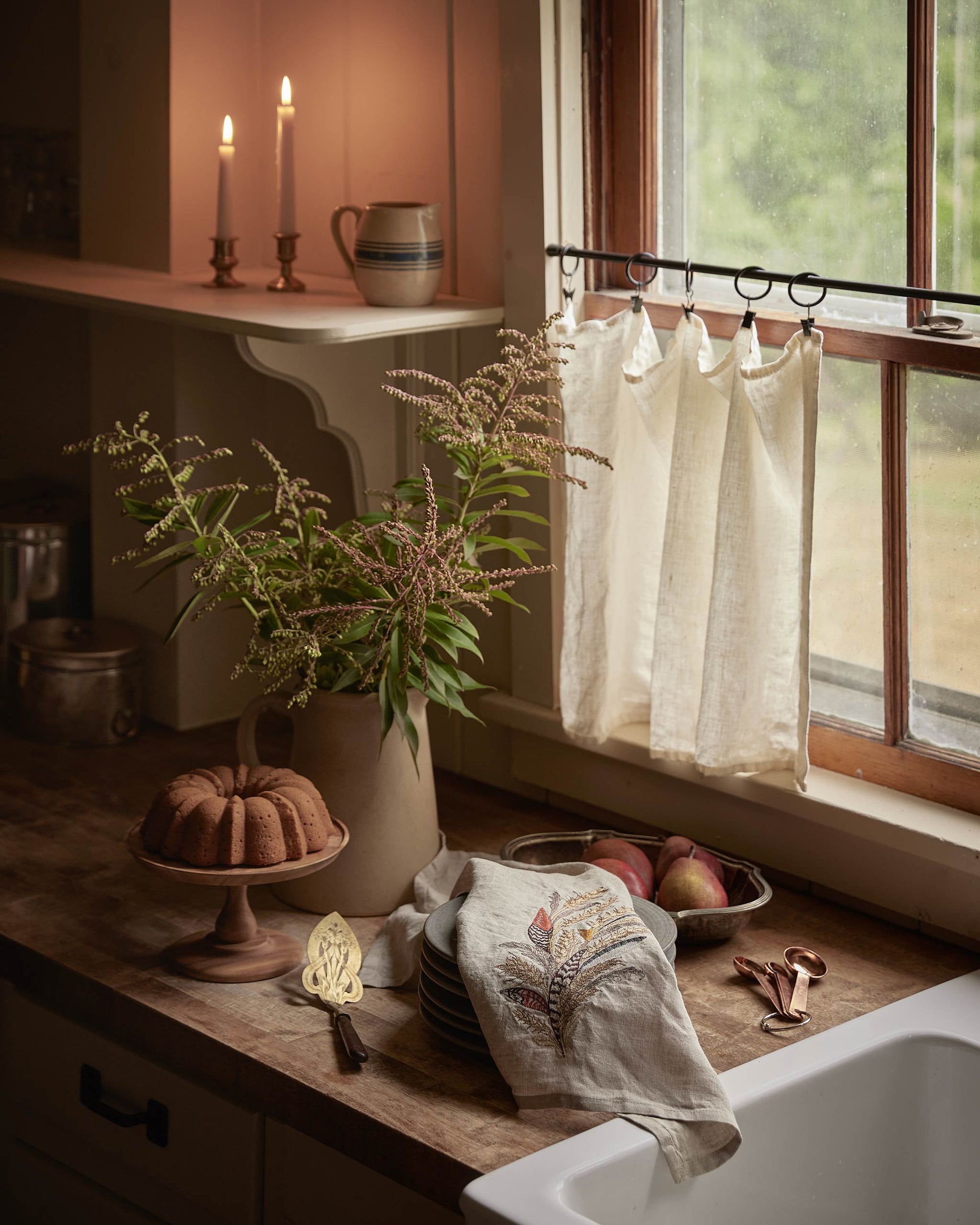 Wheat Harvest Tea Towel