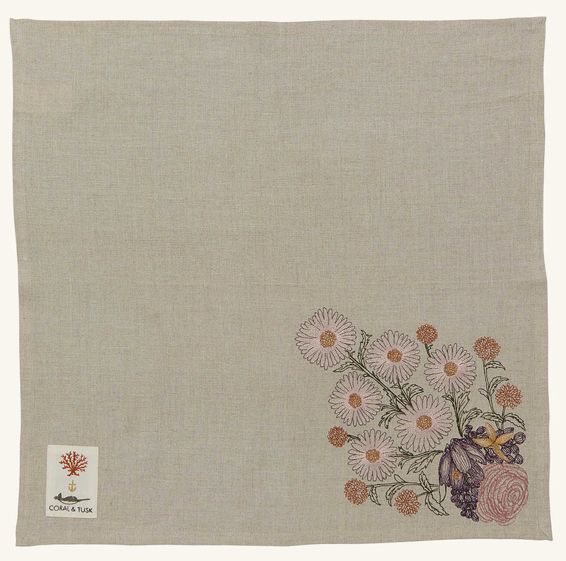 Daisy Bouquet Dinner Napkin