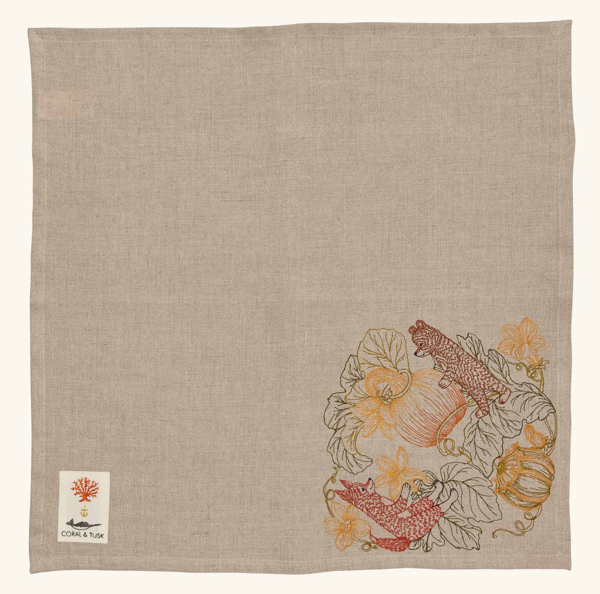 Pumpkin Patch Dinner Napkin