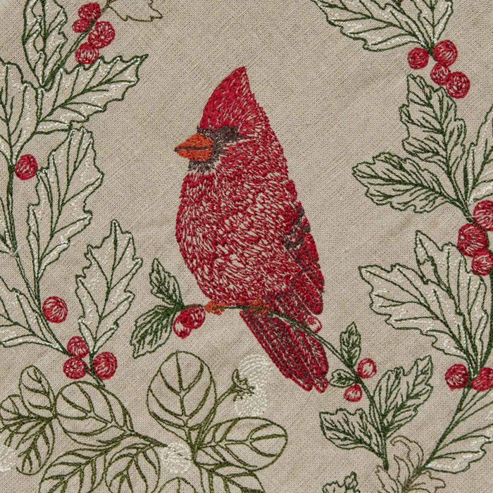 Winter Cardinal Dinner Napkin