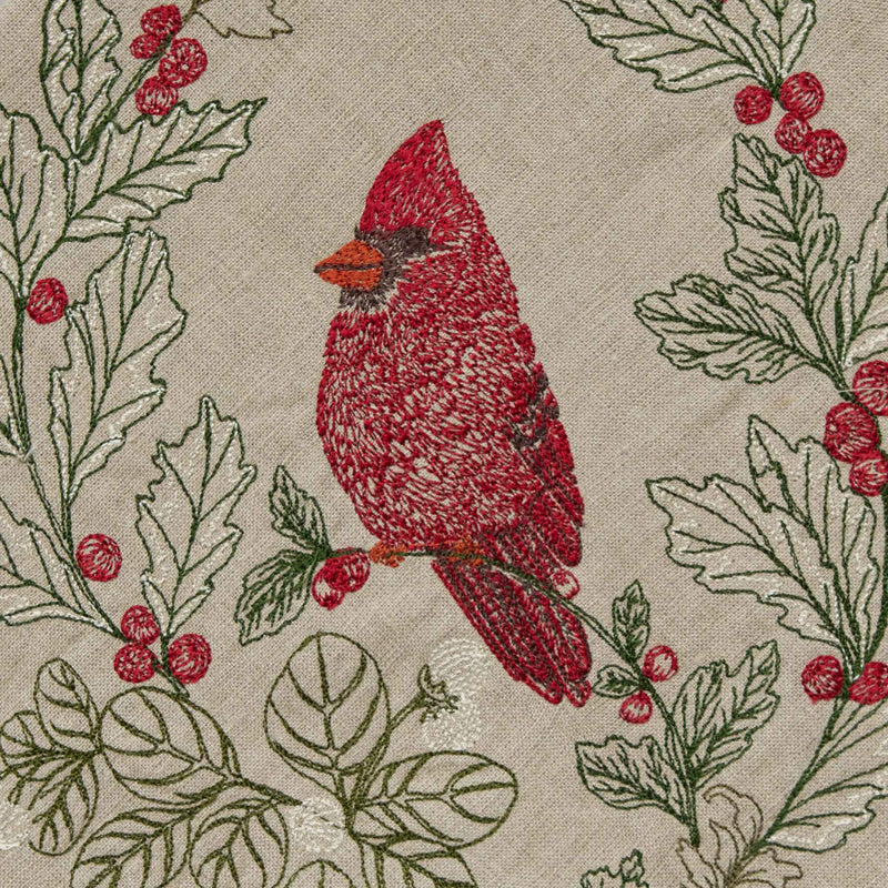Winter Cardinal Dinner Napkin