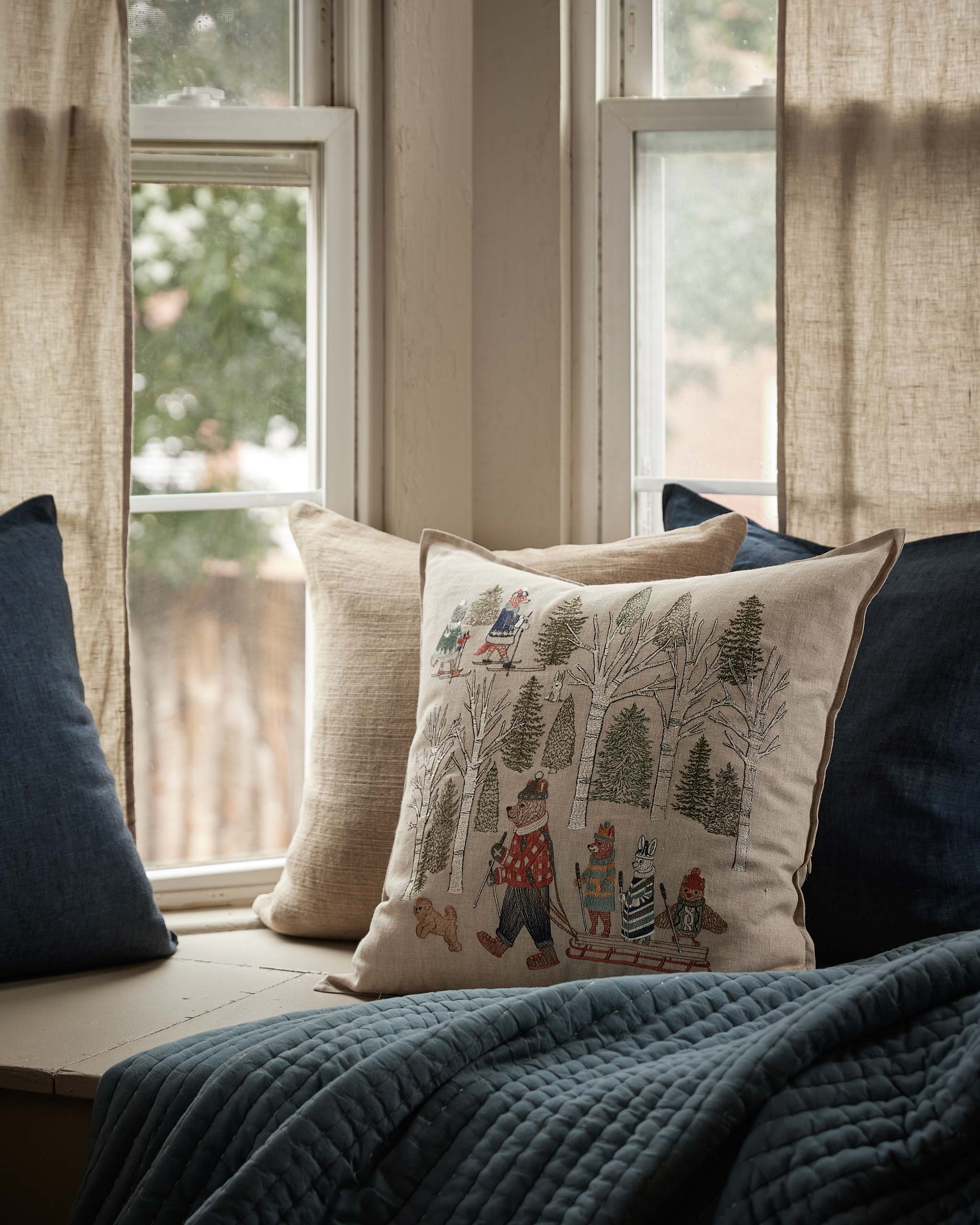 Winter Fun Pillow | Coral & Tusk