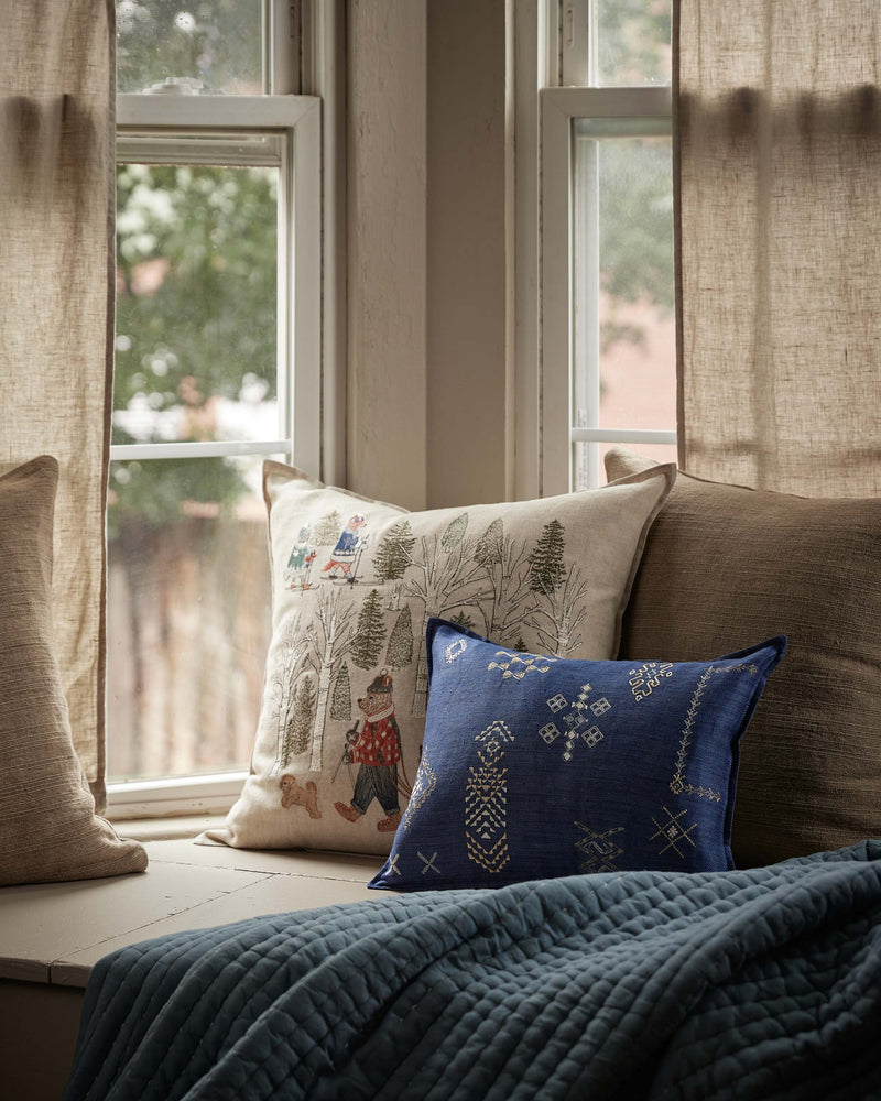 Tumbleweed Indigo Pillow