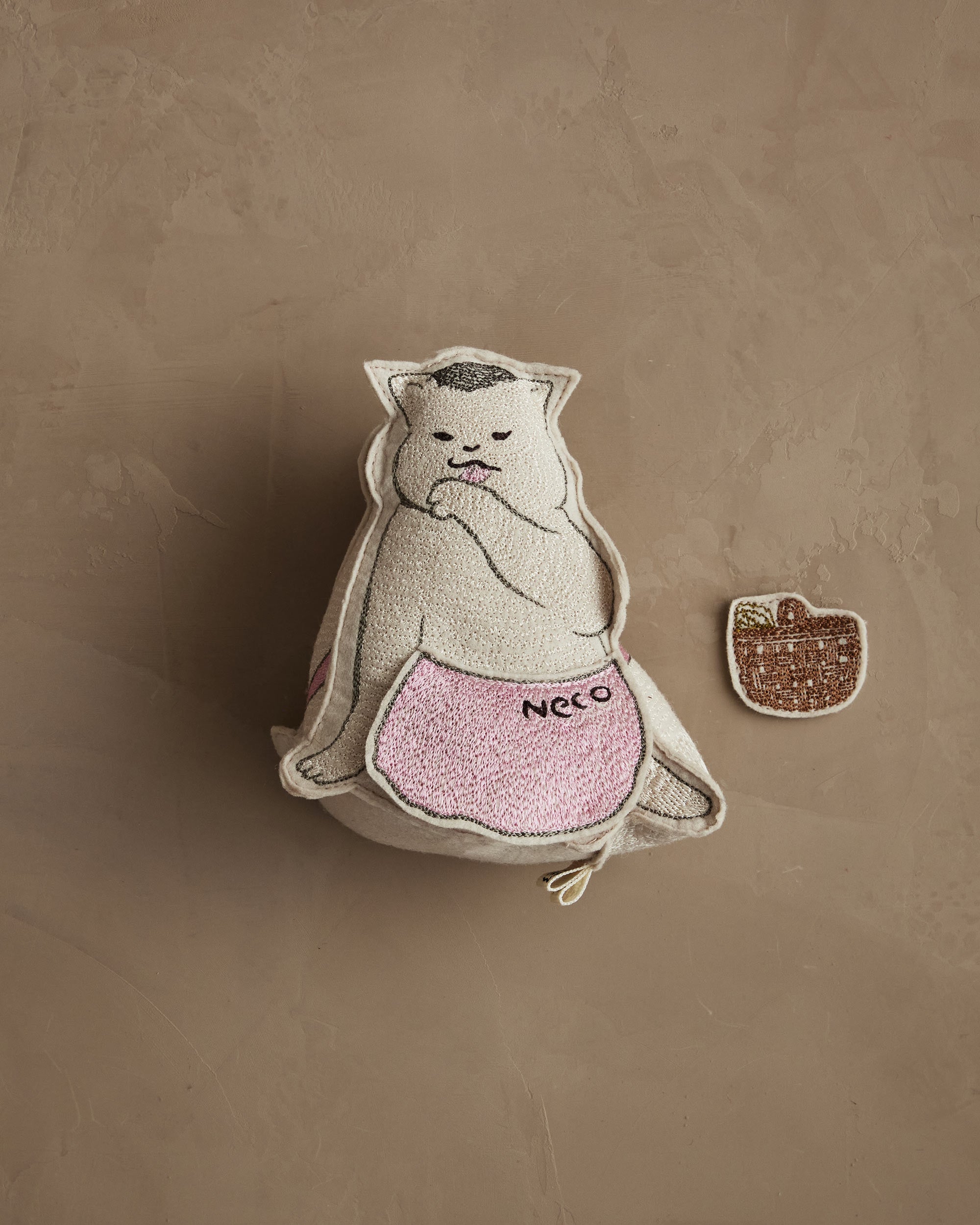 Coral & Tusk x Nekomura san Felt Doll with Basket