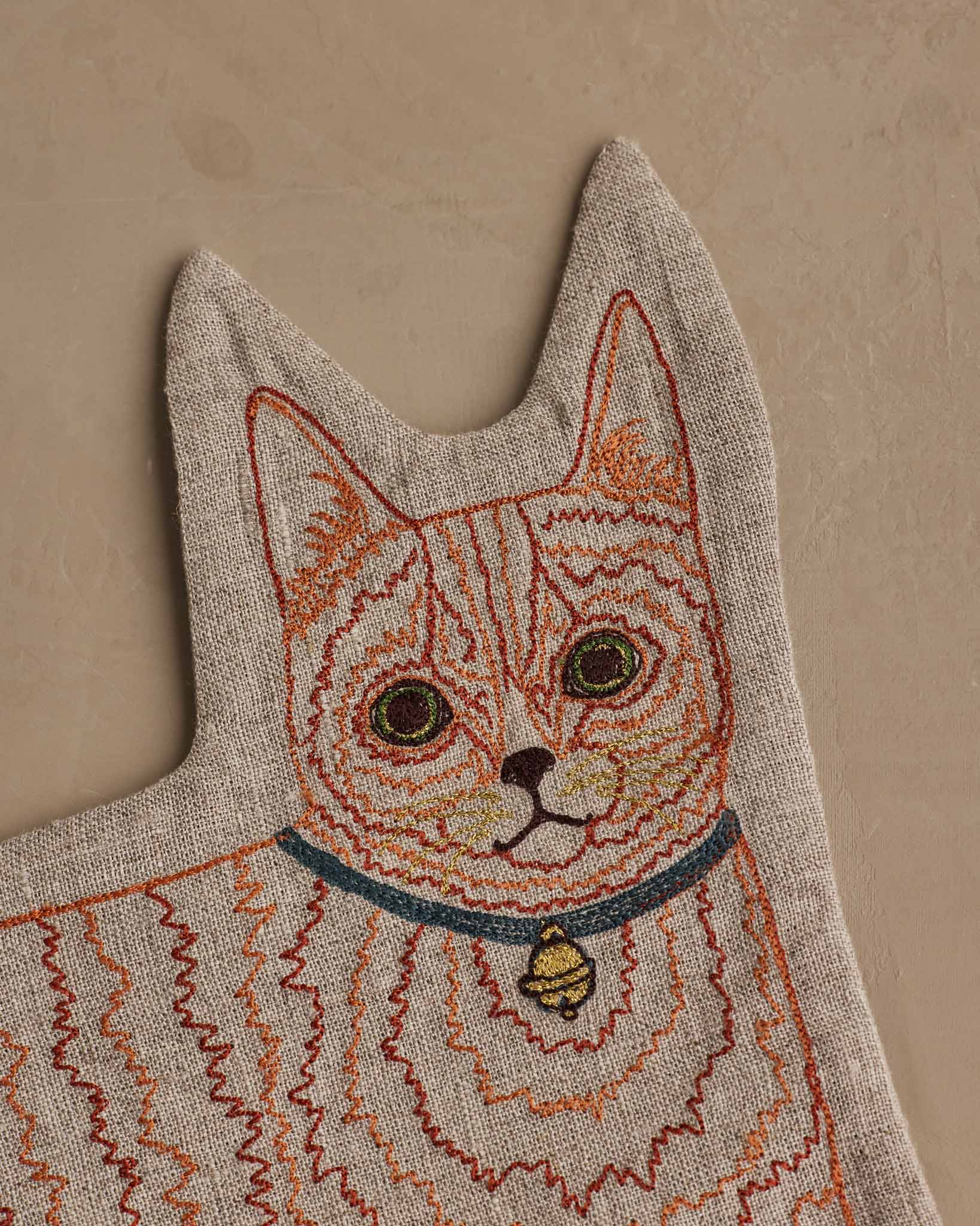 Orange Kitty Pouch