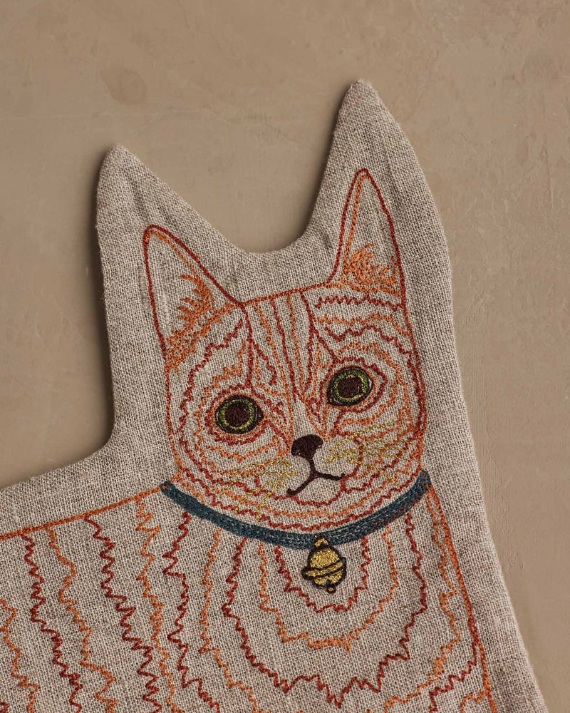 Orange Kitty Pouch