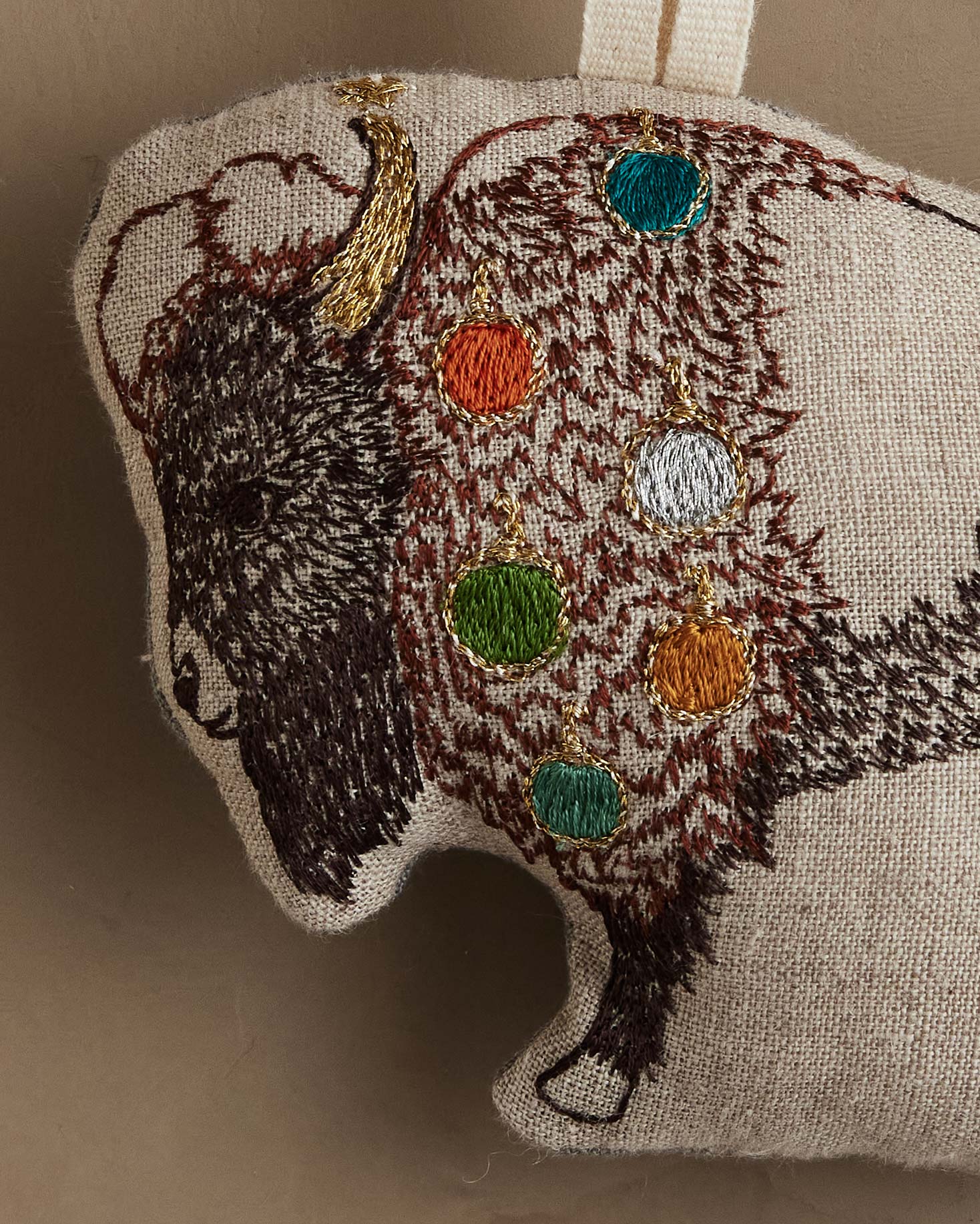 Bison with Ornaments