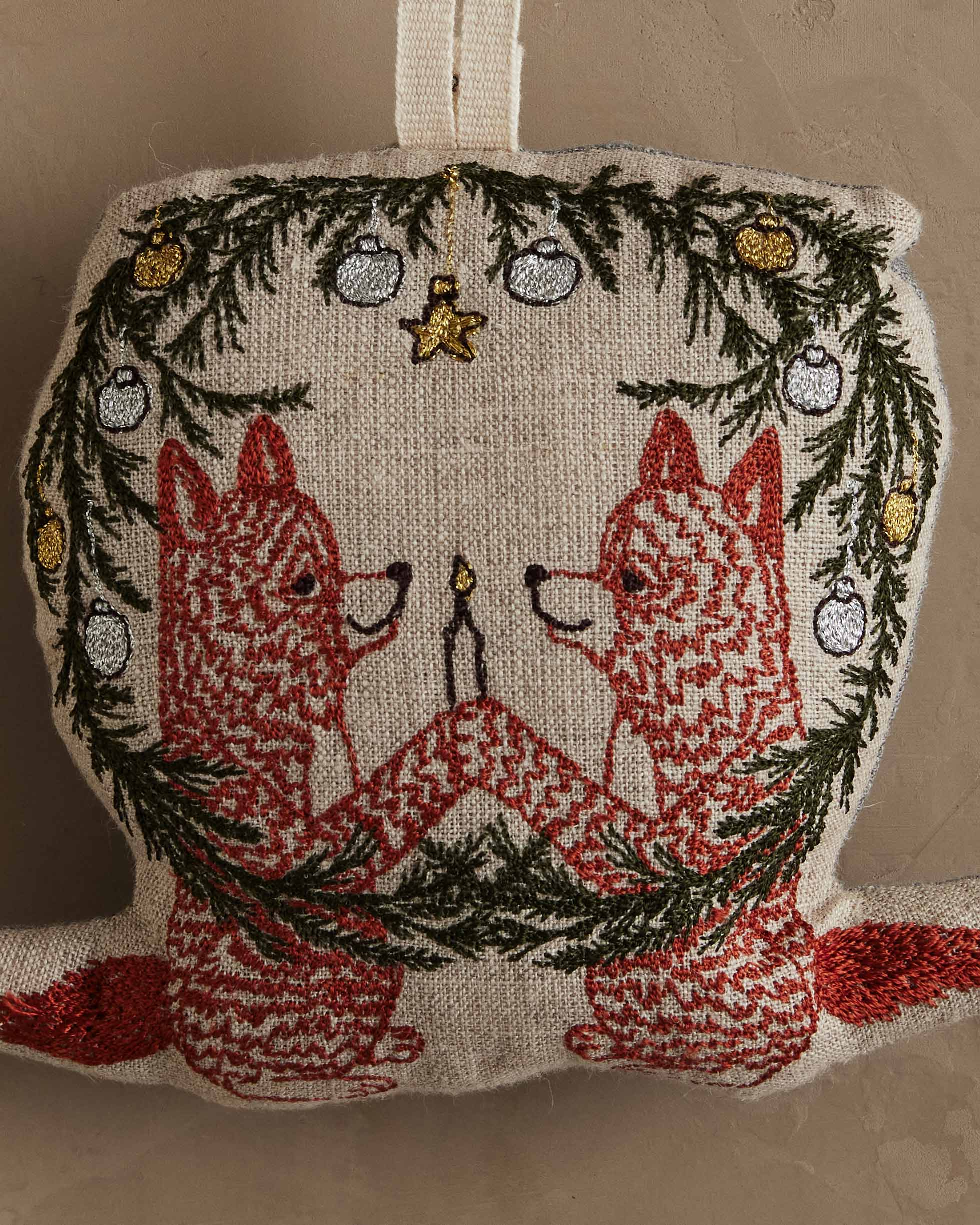 Togetherness Foxes Ornament