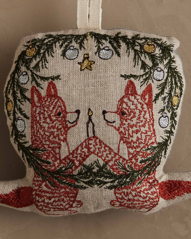 Togetherness Foxes Ornament