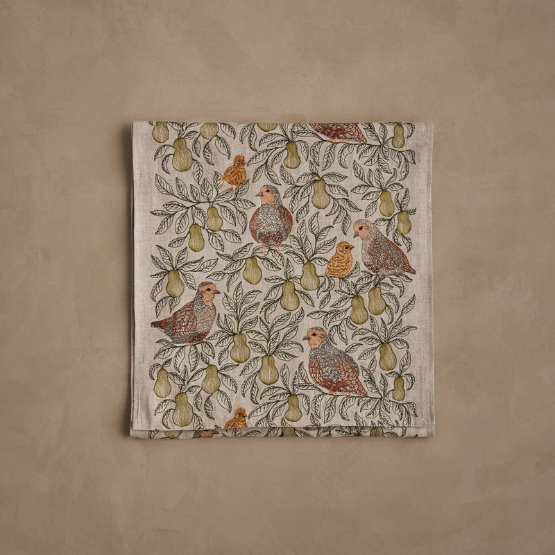 Partridge in a Pear Tree Table Runner