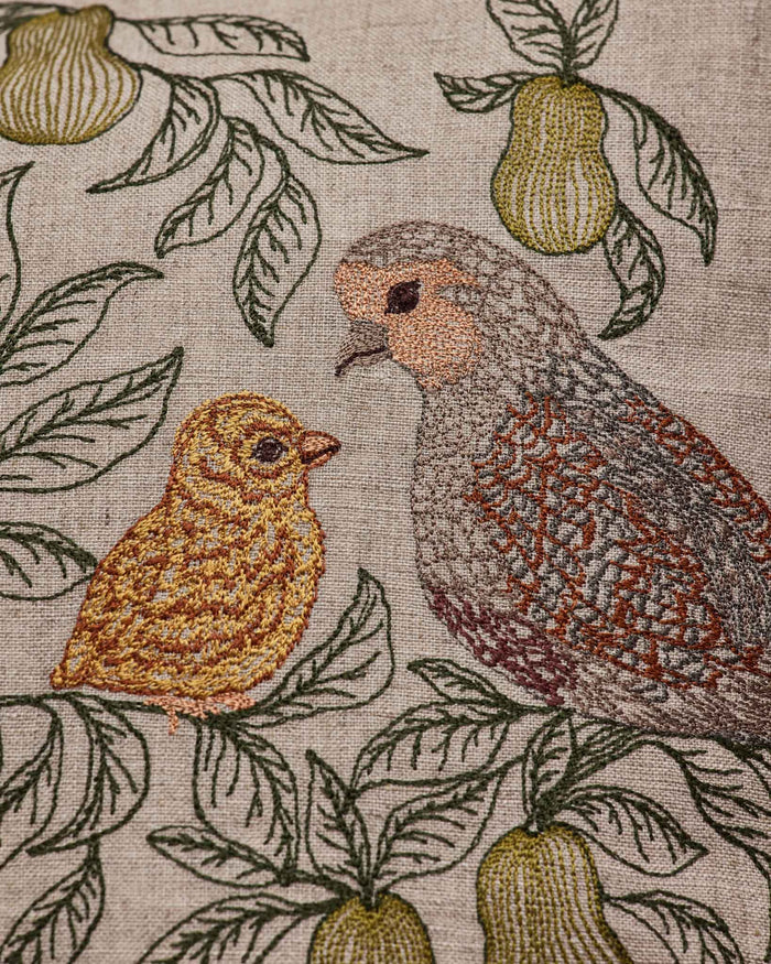 Partridge in a Pear Tree Pillow
