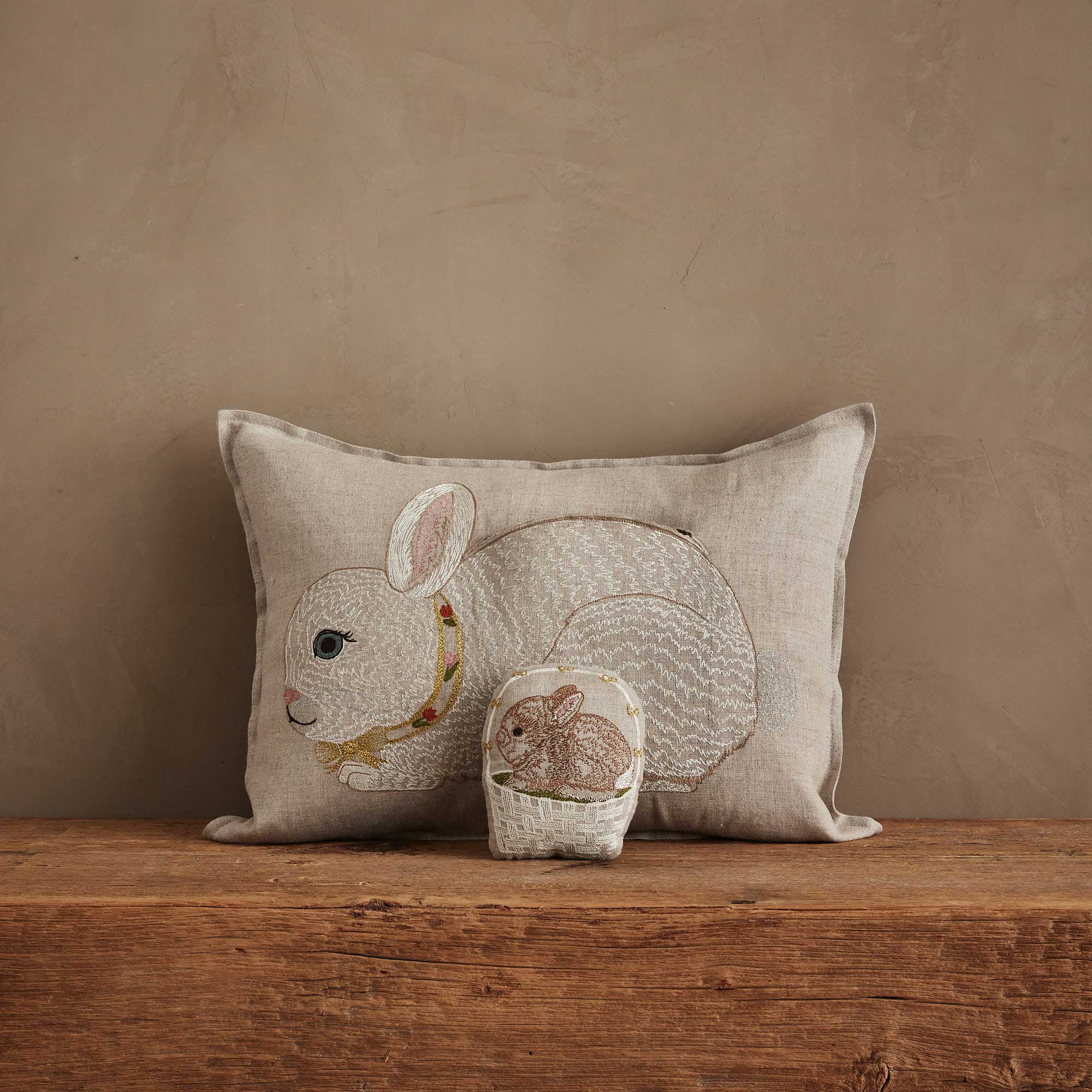 Baby Bunny Pocket Pillow | Coral & Tusk