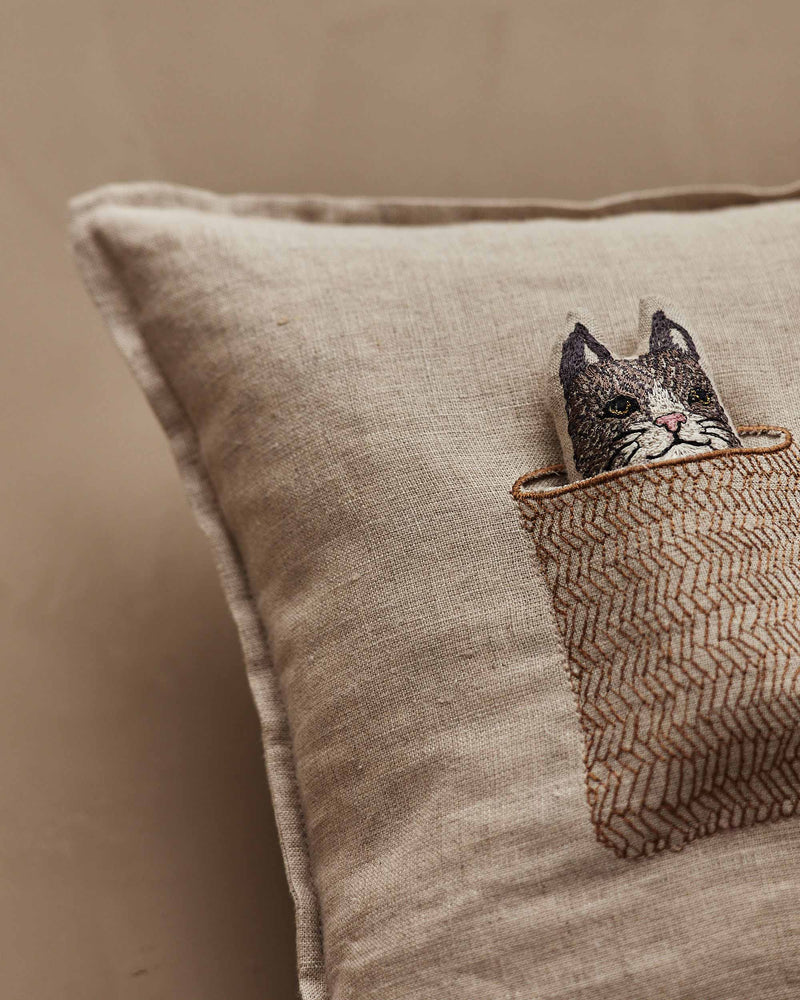 Basket Cats Pocket Pillow
