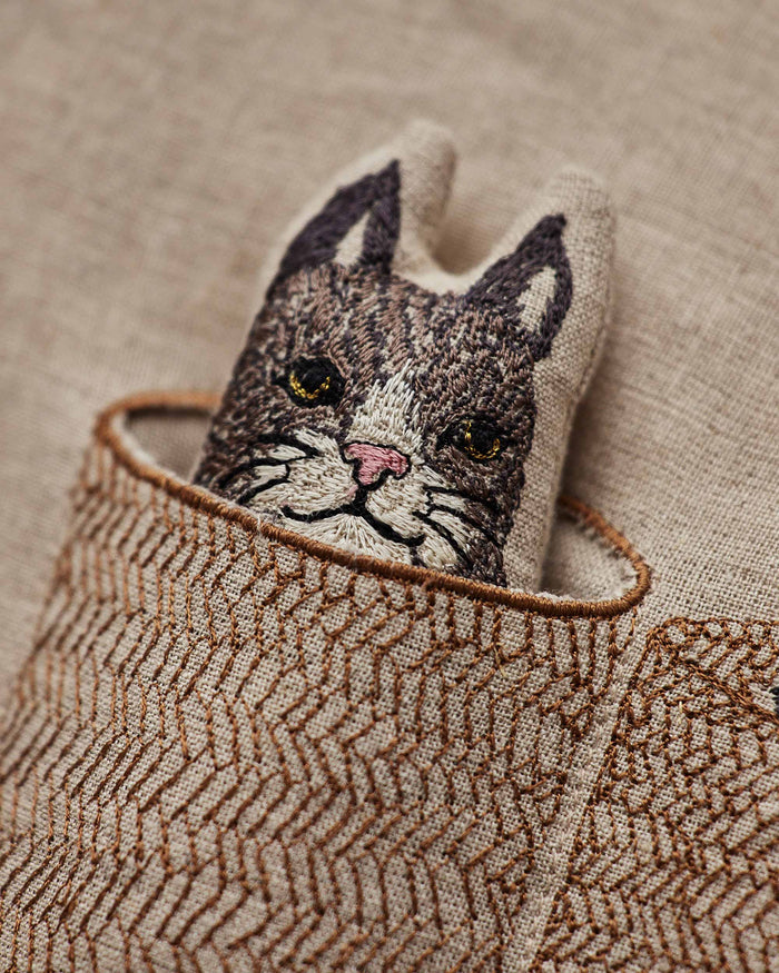 Basket Cats Pocket Pillow