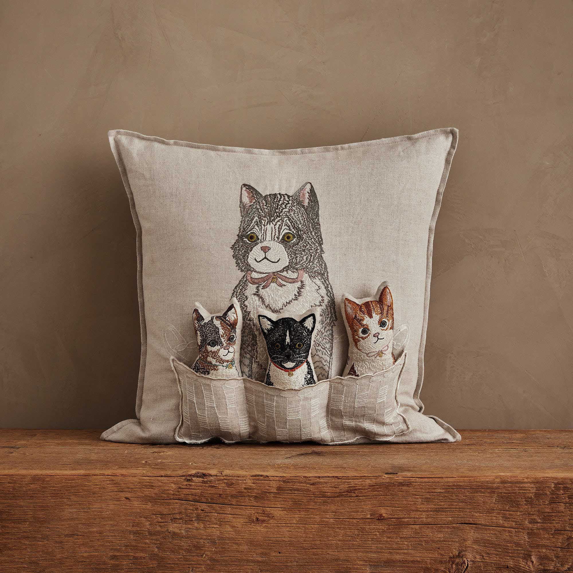 Basket of Kittens Pocket Pillow