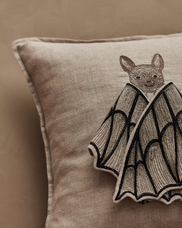 Close-up corner of Coral & Tusk Bat Wing Surprise Pillow, 12