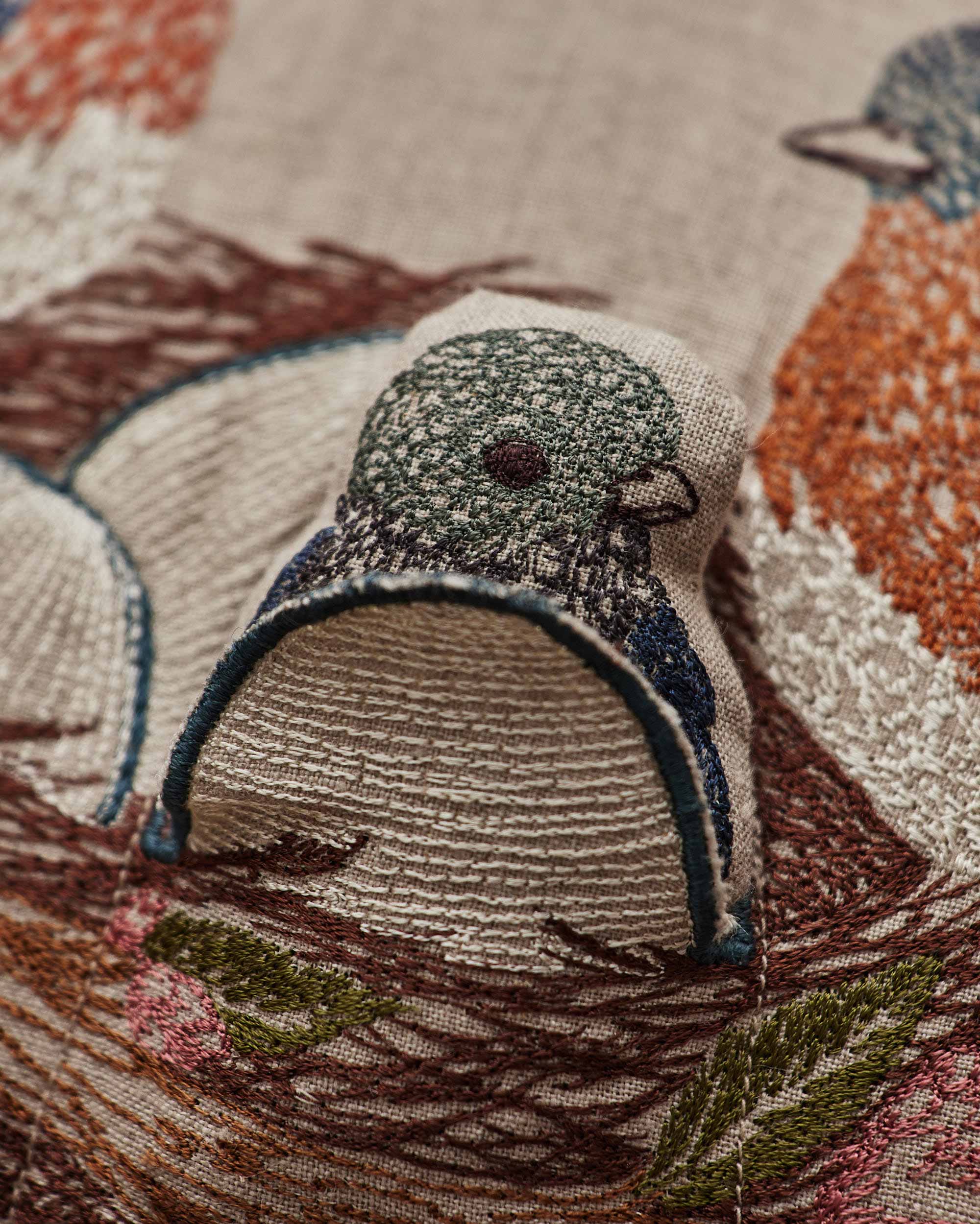 Bluebird Nest Pocket Pillow