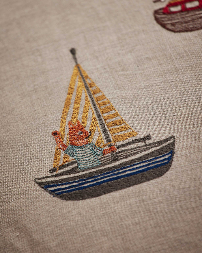 Boats Pattern Pillow
