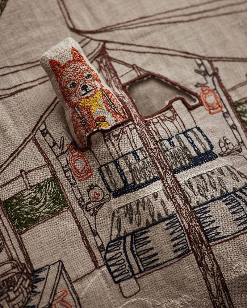 Camper Fox Pocket Pillow