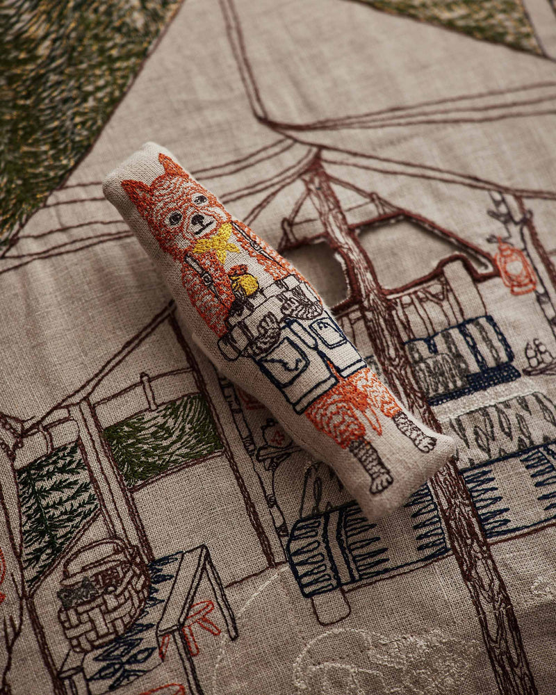 Camper Fox Pocket Pillow