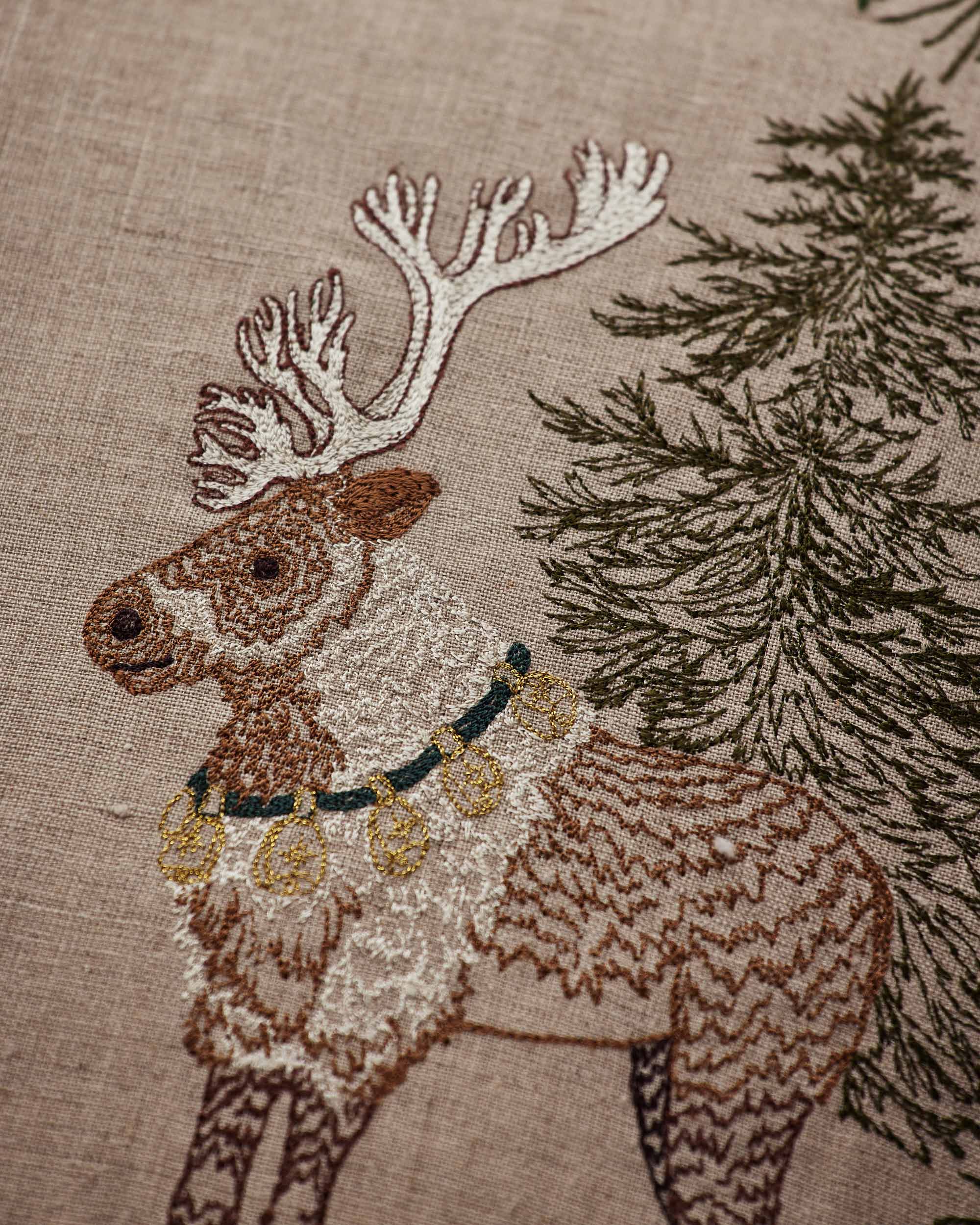 Christmas Cheer Wreath Pillow