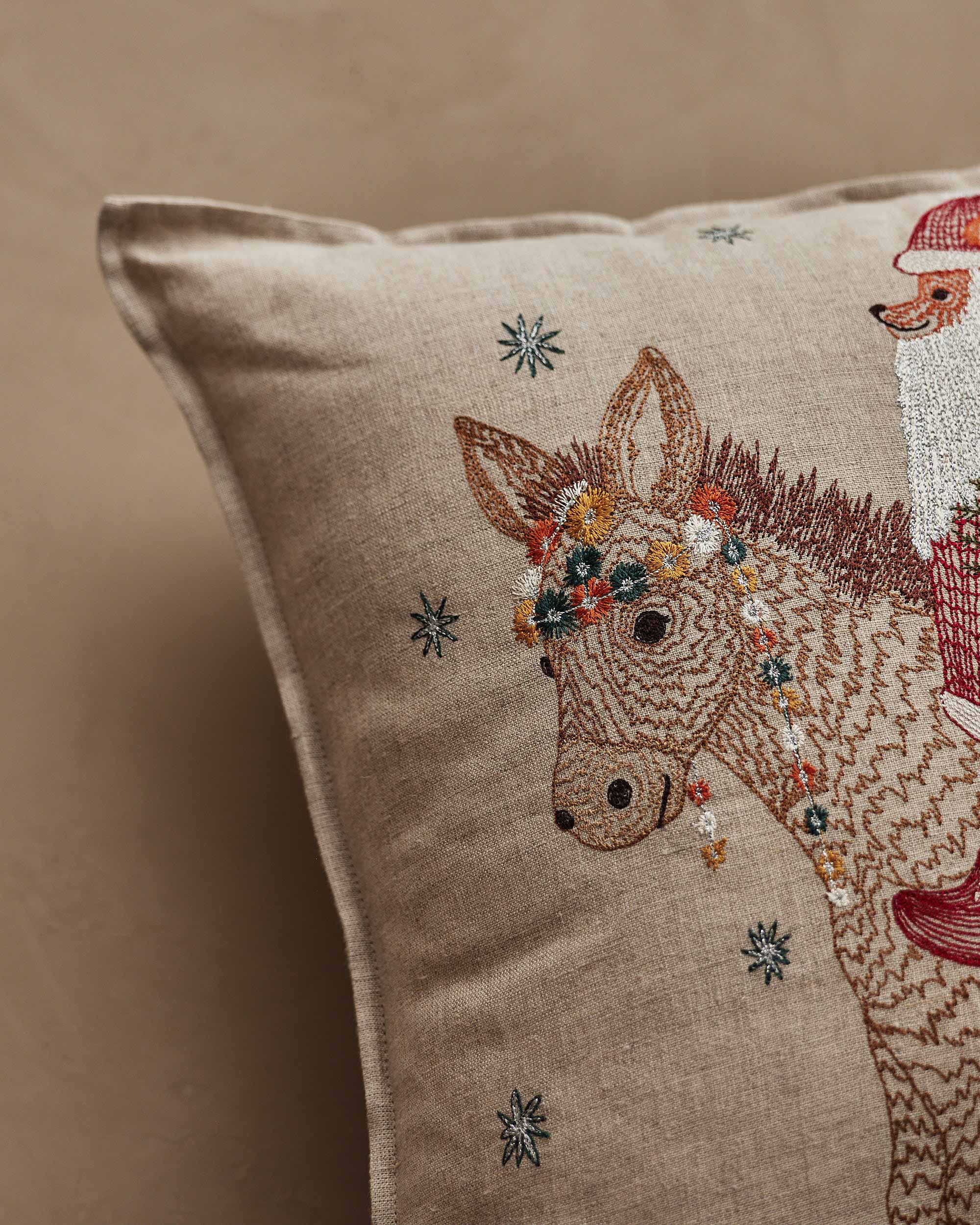 Christmas Donkey Pillow