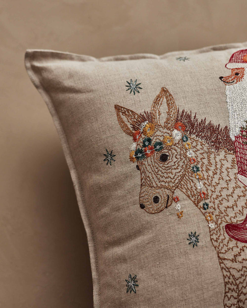 Christmas Donkey Pillow