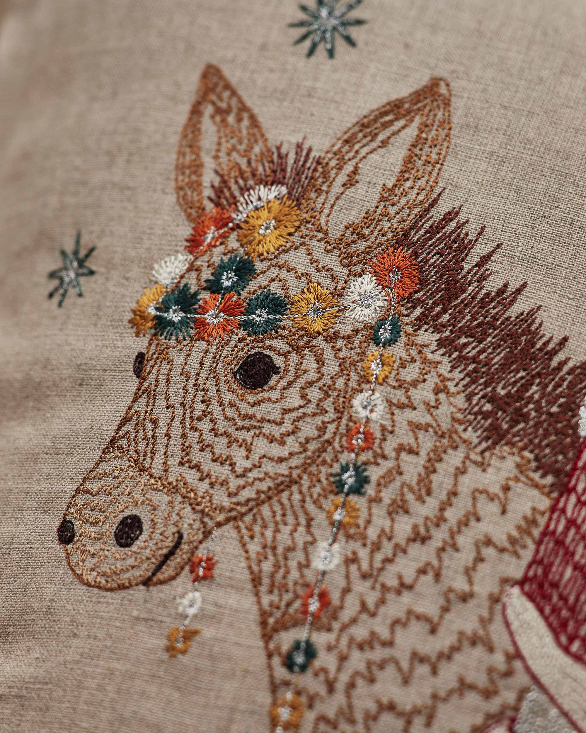 Christmas Donkey Pillow