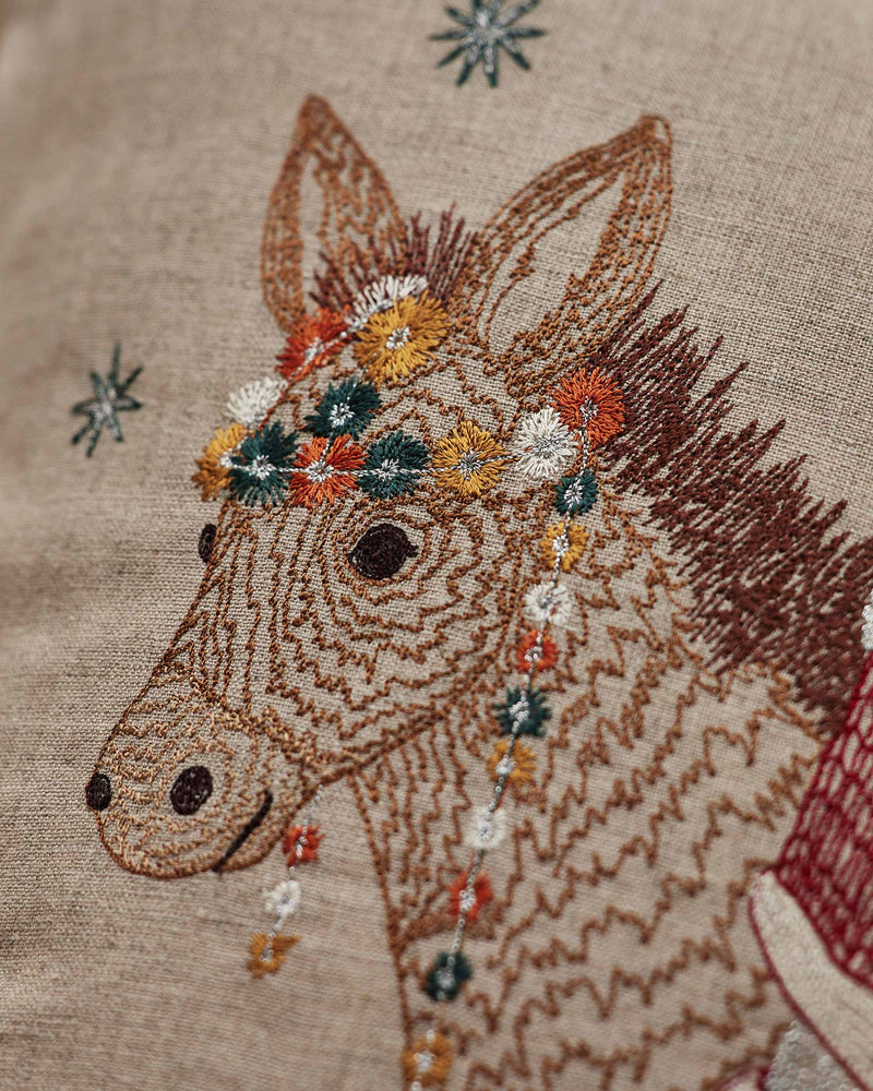 Christmas Donkey Pillow