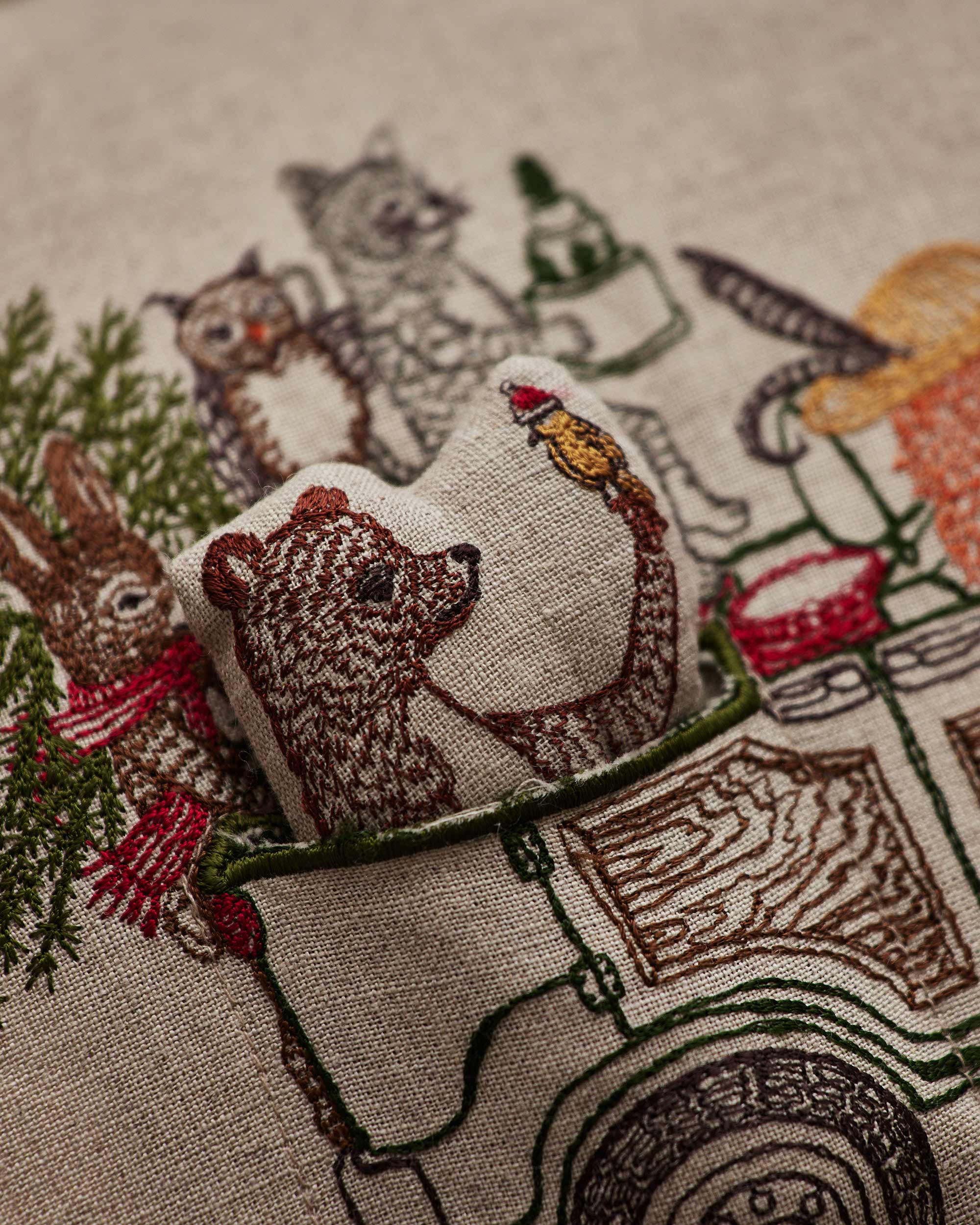 Christmas Tree Car Pocket Pillow