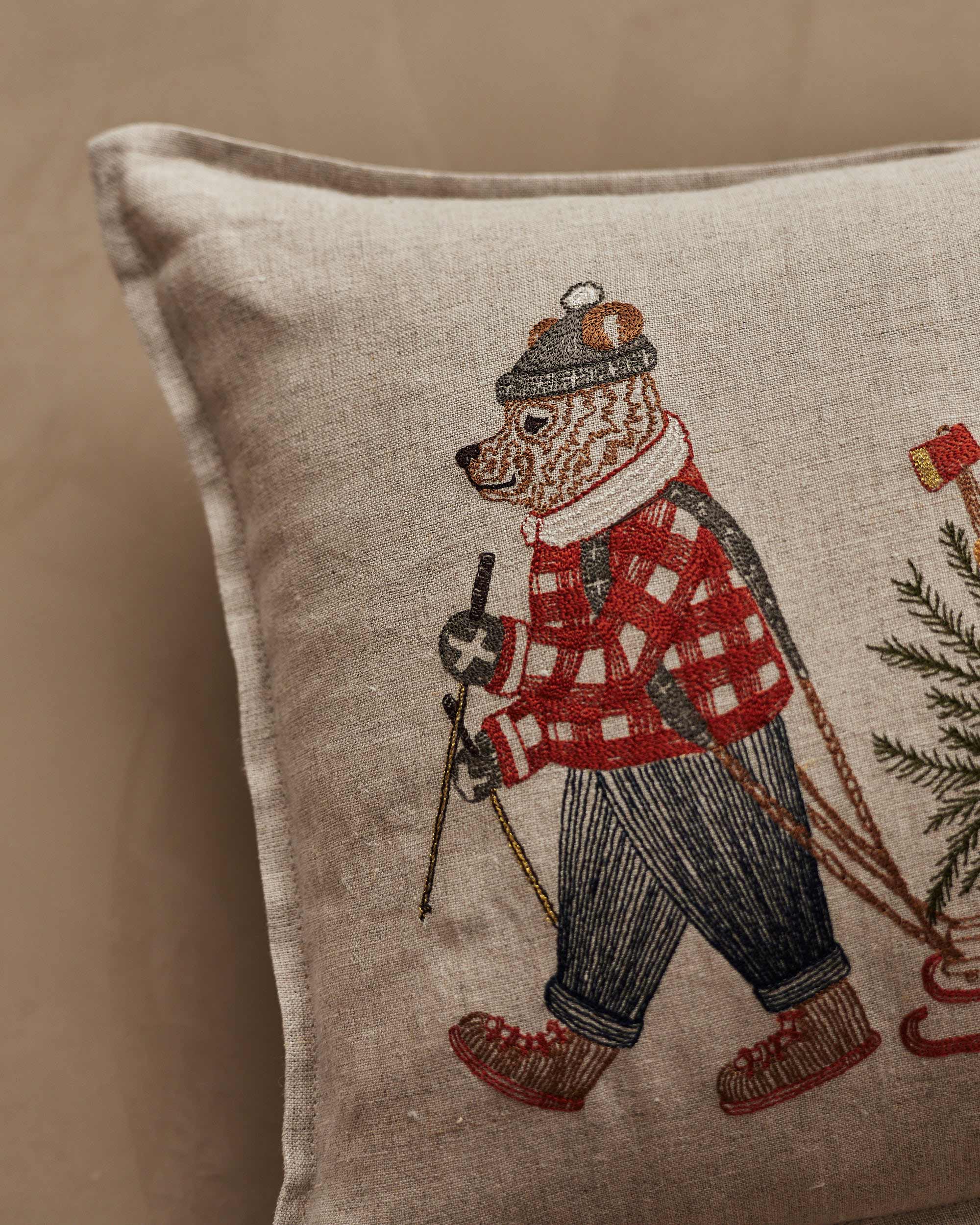 【新品】coral & tusk クッションカバー Christmas Tree Christmas Tree Sled Pillow | Coral & Tusk