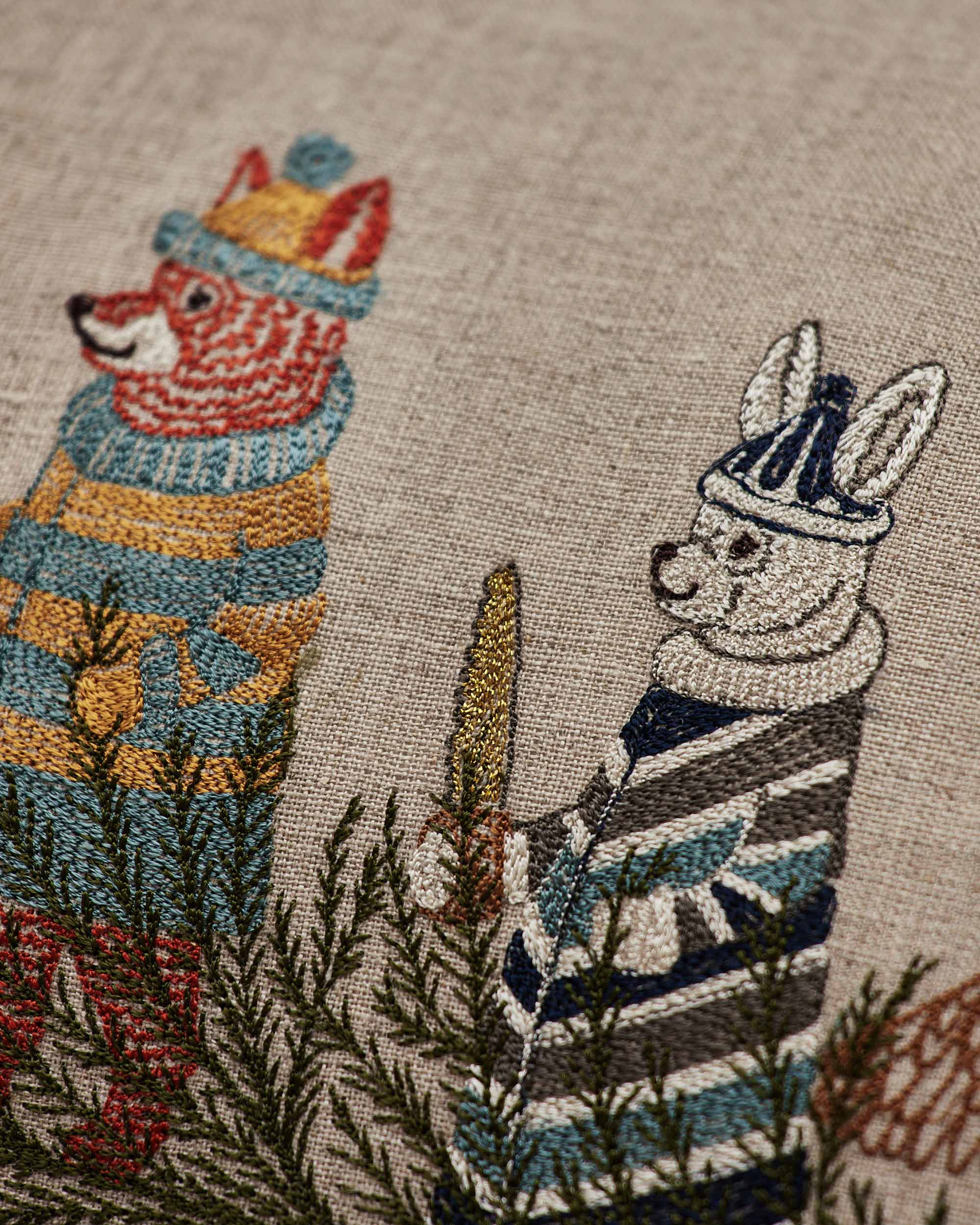 Christmas Tree Sled Pillow