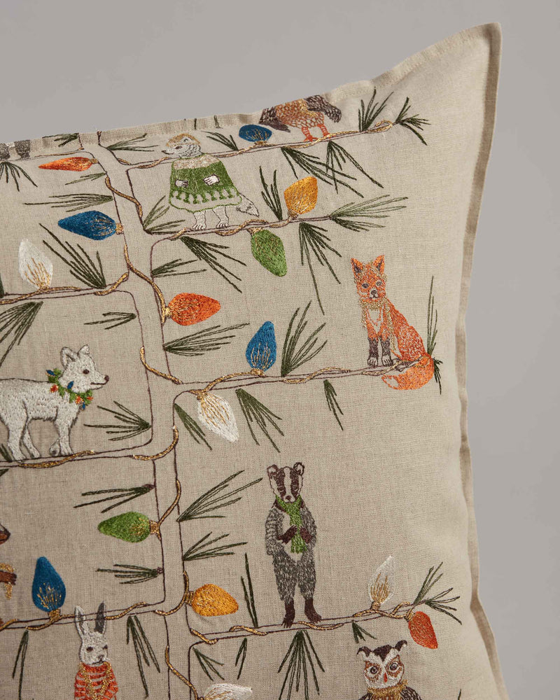【新品】coral & tusk クッションカバー Christmas Tree Christmas Tree Trimmers Pillow | Coral & Tusk