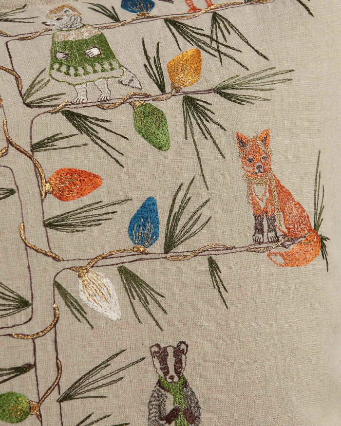 Christmas Tree Trimmers Pillow