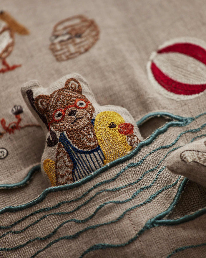 Day at the Beach Pocket Pillow