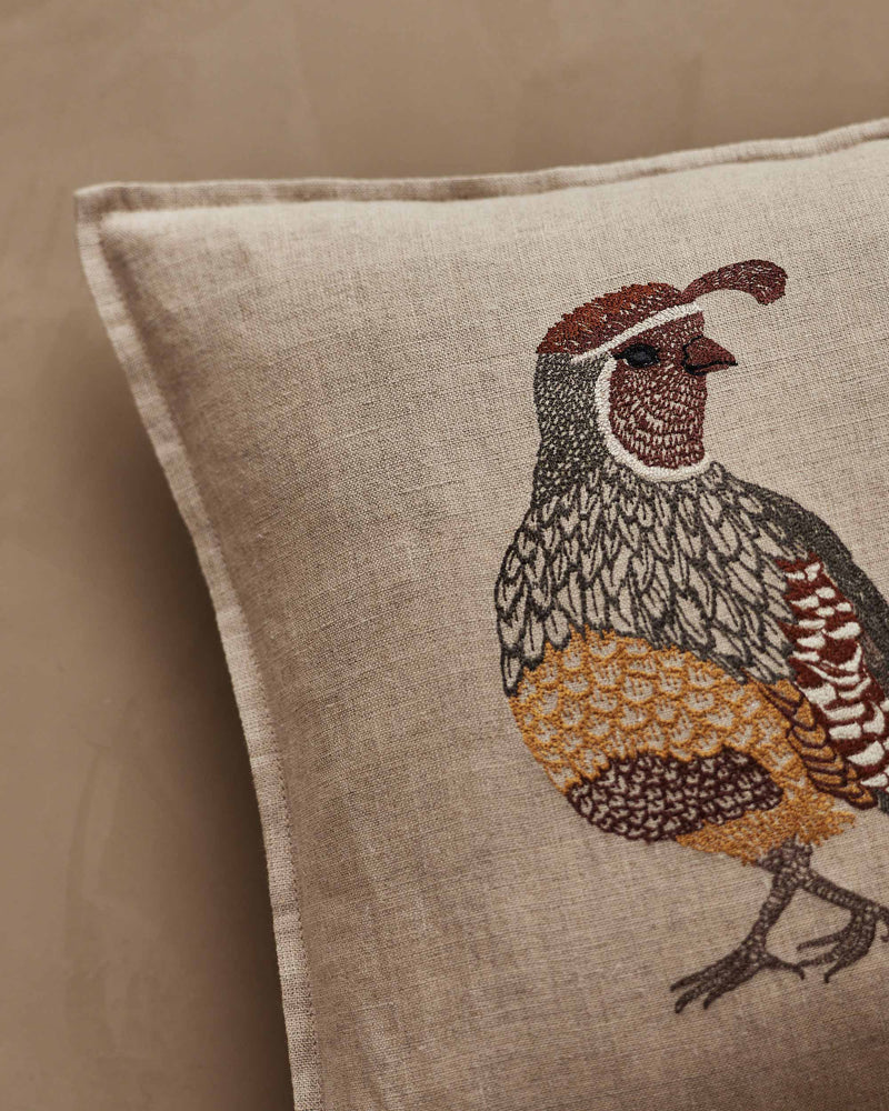 Desert Quail Love Pillow