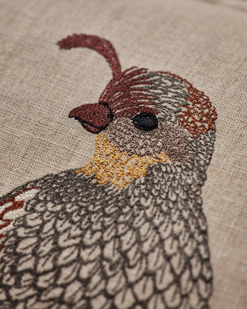 Desert Quail Love Pillow