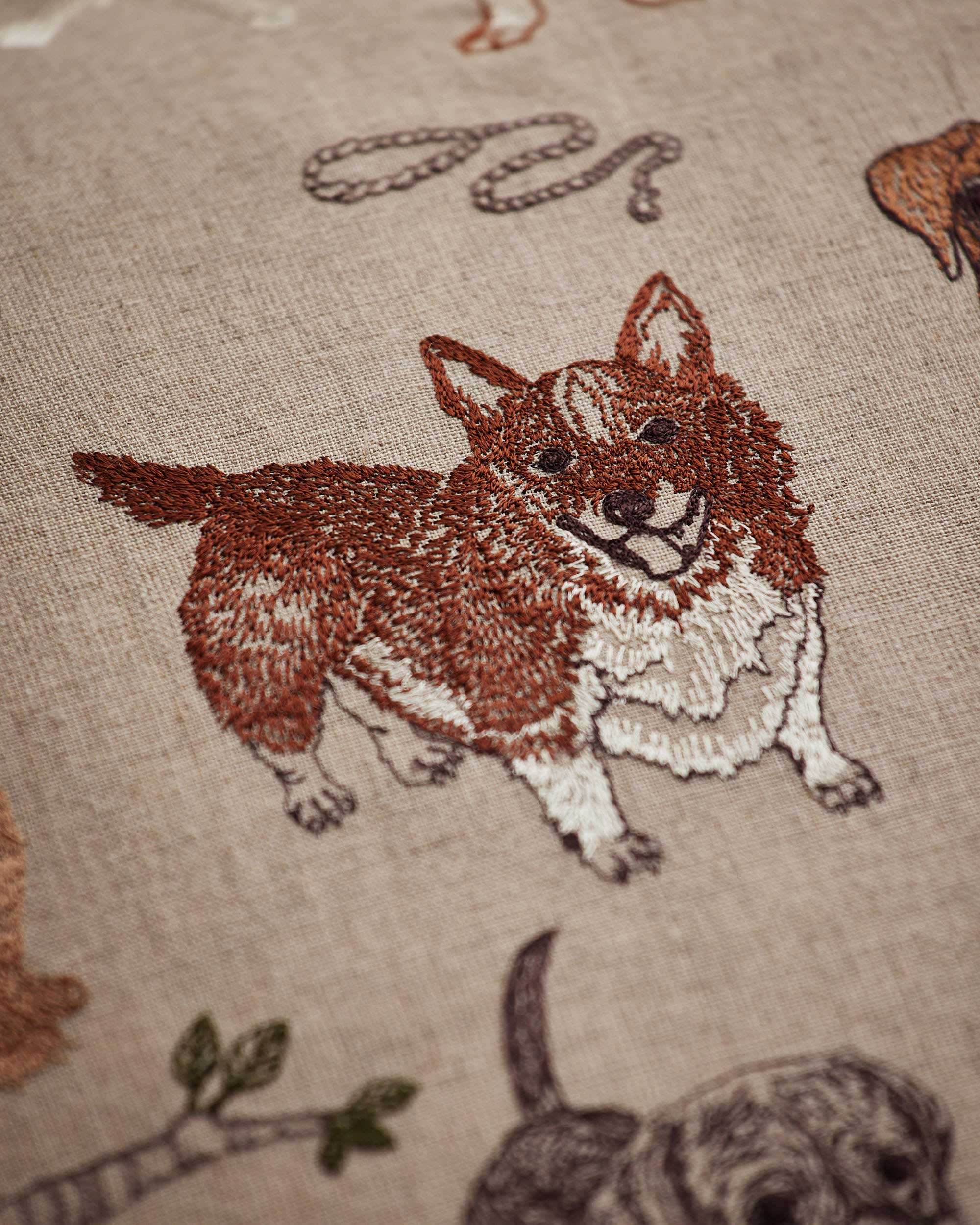 Dogs and Toys Pillow