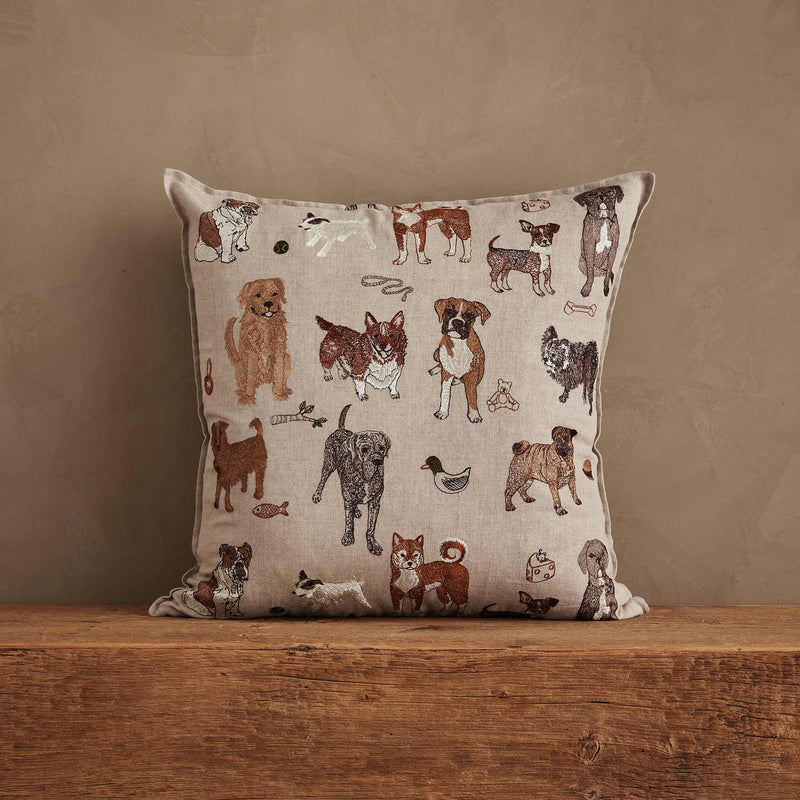 Coral & Tusk クッションカバー Dogs 犬 コーラル&タスク 3営業日以内に発送】CORAL&TUSK [Dogs and Toys Pillow] 犬と