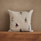 Downhill Skiers Pillow